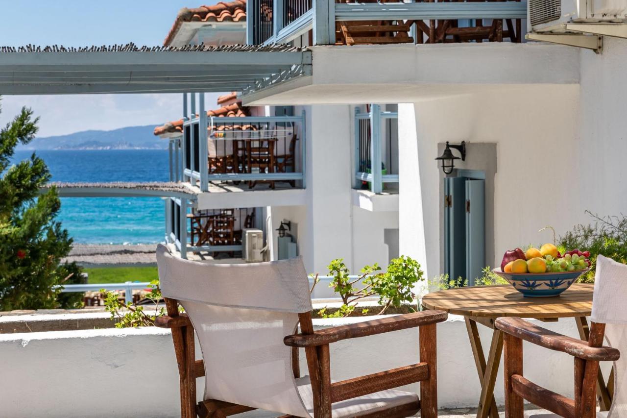 Milia Beach Apartments Paralia Milia ภายนอก รูปภาพ