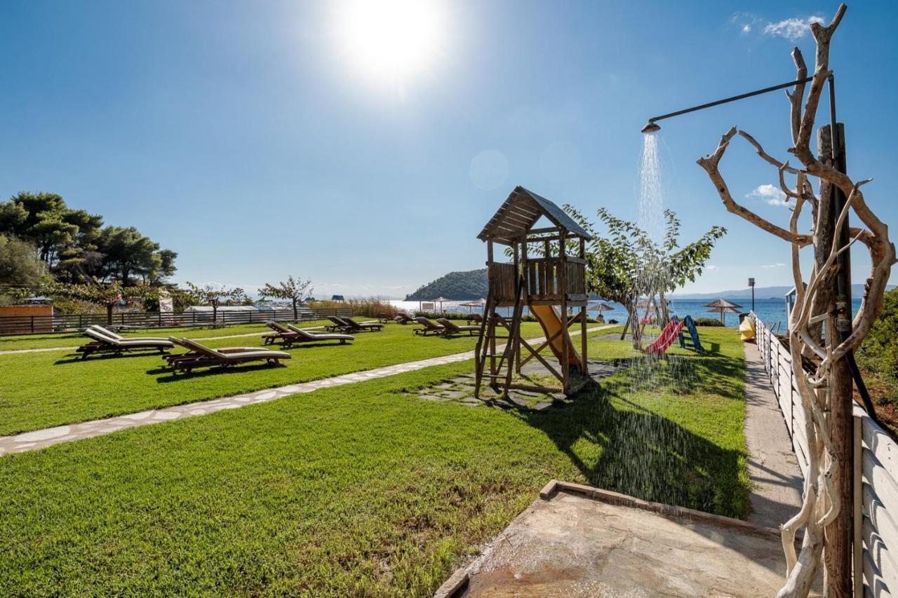 Milia Beach Apartments Paralia Milia ภายนอก รูปภาพ