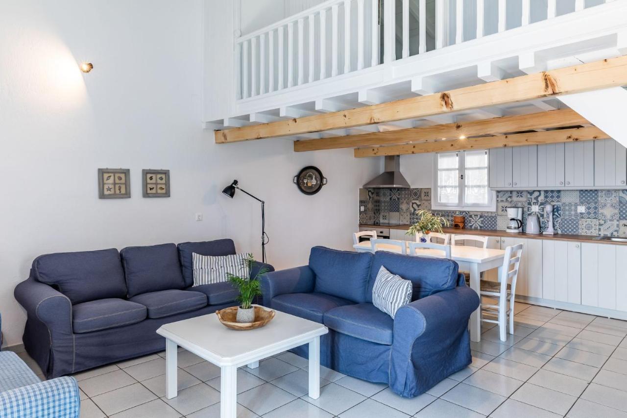 Milia Beach Apartments Paralia Milia ภายนอก รูปภาพ