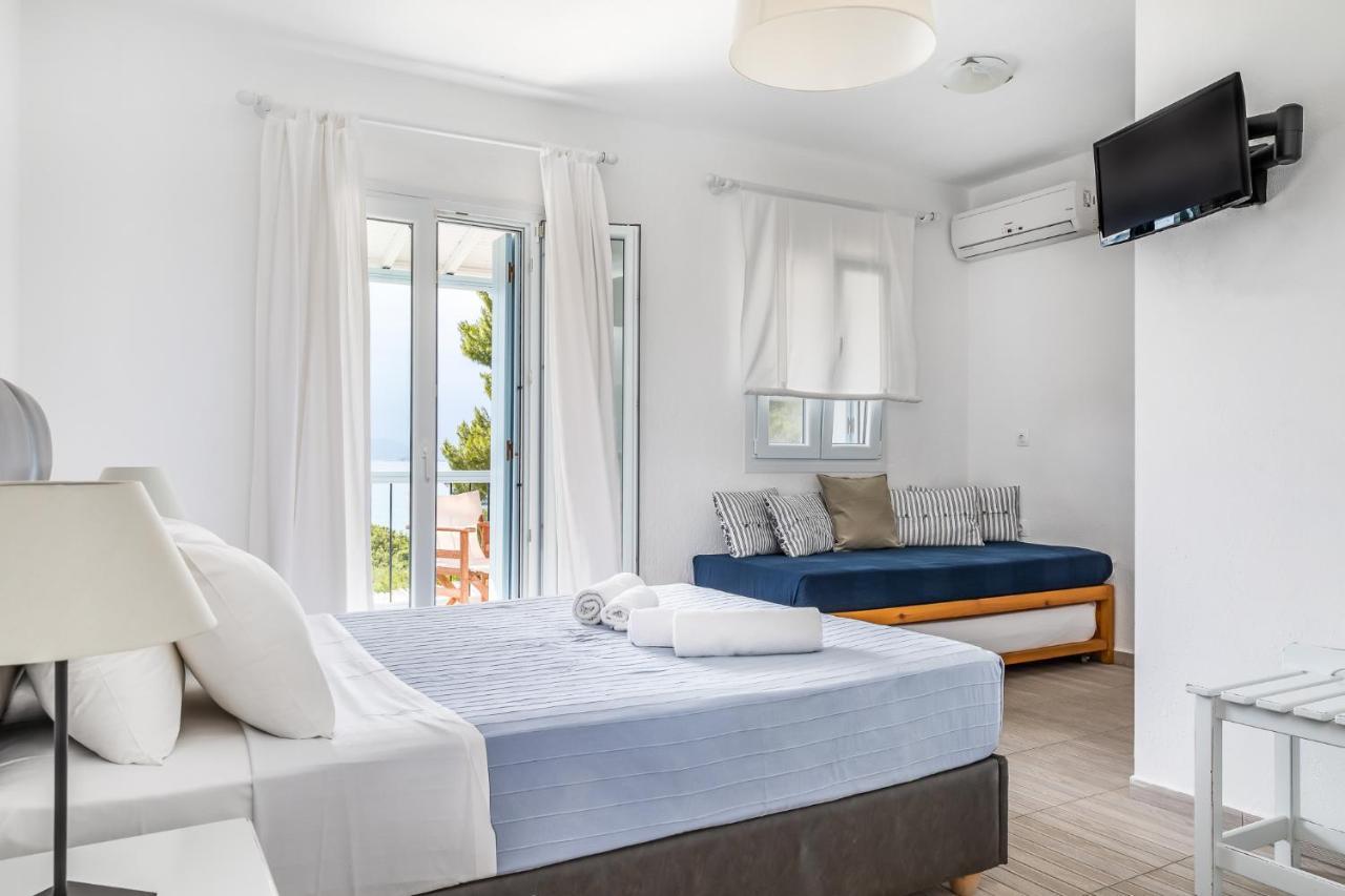 Milia Beach Apartments Paralia Milia ภายนอก รูปภาพ